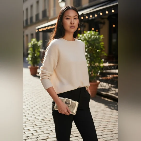 KENNETH COLE, GOLD WALLET NEW - Picture 2 of 7